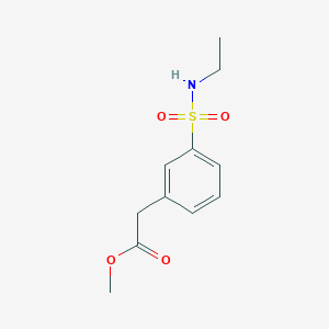 (3-Ethylsulfamoyl-phenyl)-acetic acid methyl ester