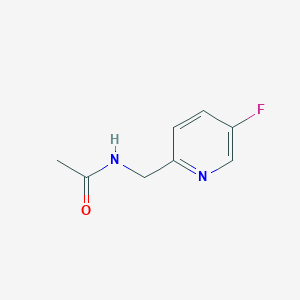 molecular formula C8H9FN2O B8445313 N-(5-fluoro-pyridin-2-ylmethyl)-acetamide 