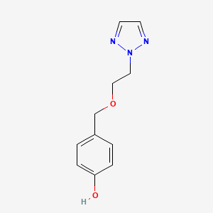 4-(2-[1,2,3]Triazol-2-yl-ethoxymethyl)-phenol