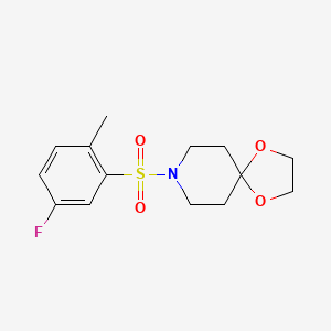 8-(5-Fluoro-2-methylphenylsulfonyl)-1,4-dioxa-8-azaspiro[4.5]decane