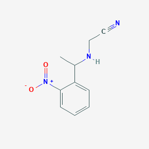 2-(1-(2-Nitrophenyl)ethylamino)acetonitrile