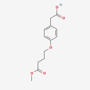 4-(4-Carboxymethyl-phenoxy)-butyric acid methyl ester