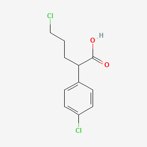 5-Chloro-2-(4-chlorophenyl)pentanoic acid