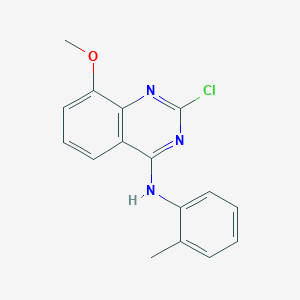 8-Methoxy-4-(2-methylphenylamino)-2-chloroquinazoline