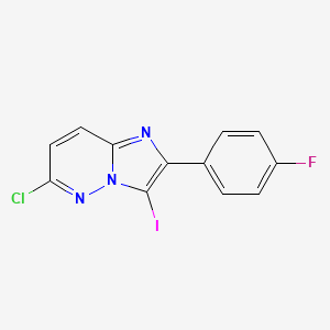 6-Chloro-2-(4-fluorophenyl)-3-iodoimidazo[1,2-b]pyridazine
