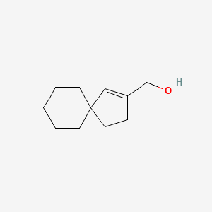 molecular formula C11H18O B8445604 Spiro[4.5]dec-1-en-2-yl-methanol 