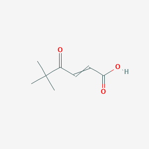 molecular formula C8H12O3 B8445629 5,5-Dimethyl-4-oxo-2-hexenoic acid 