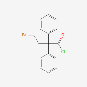 4-Bromo-2,2-diphenylbutyric chloride