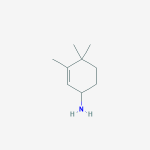 molecular formula C9H17N B8445676 3,4,4-Trimethylcyclohex-2-enamine 