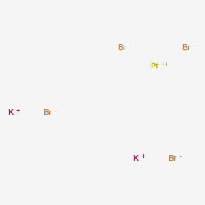 molecular formula Br4K2Pt B084457 四溴合铂酸二钾 CAS No. 13826-94-3