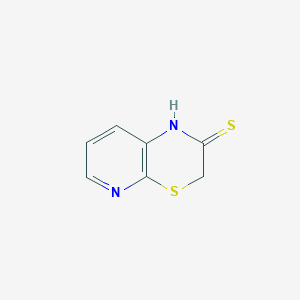 molecular formula C7H6N2S2 B8445708 1H-Pyrido[2,3-b][1,4]thiazin-2(3H)-thione 