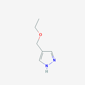 molecular formula C6H10N2O B8445757 4-Ethoxymethylpyrazole 