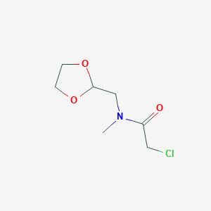 N-methyl-N-(1,3-dioxolan-2-ylmethyl)-alpha-chloroacetamide