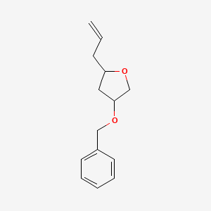 2-Allyl-4-(benzyloxy)tetrahydrofuran