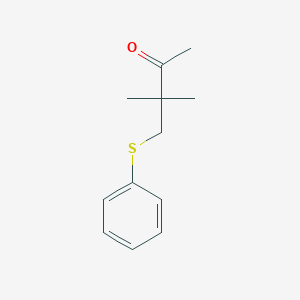 3,3-Dimethyl-4-(phenylthio)-2-butanone
