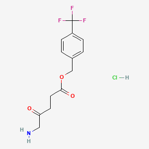 4-(Trifluoromethyl)benzyl 5-amino-4-oxopentanoate Hydrochloride