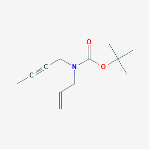 molecular formula C12H19NO2 B8445949 Tert-butyl allyl(but-2-yn-1-yl)carbamate 