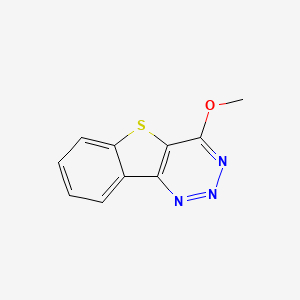 molecular formula C10H7N3OS B8446040 4-Methoxy[1]benzothieno[3,2-d][1,2,3]triazine CAS No. 58374-97-3