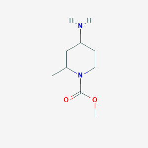 Methyl 4-amino-2-methyl-1-piperidinecarboxylate