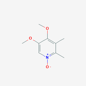 molecular formula C9H13NO3 B8446223 4,5-Dimethoxy-2,3-dimethylpyridine 1-oxide 