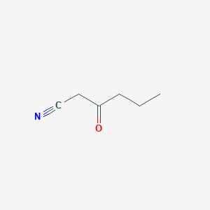 molecular formula C6H9NO B084466 3-Oxohexanenitrile CAS No. 14274-30-7