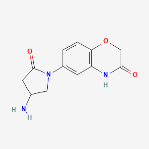 6-(4-Amino-2-oxopyrrolidin-1-yl)-2H-1,4-benzoxazin-3(4H)-one