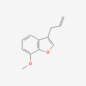 molecular formula C12H12O2 B8446658 3-Allyl-7-methoxybenzofuran 