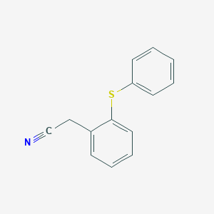 molecular formula C14H11NS B8446782 2-(Phenylthio)benzeneacetonitrile CAS No. 1527-16-8