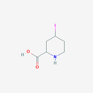molecular formula C6H10INO2 B8446813 4-Iodopipecolinic acid 