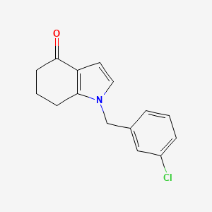 1-(3-Chlorobenzyl)-4-oxo-4,5,6,7-tetrahydroindole