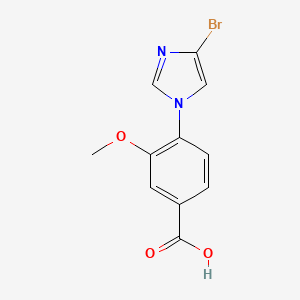 4-(4-bromo-1H-imidazol-1-yl)-3-methoxybenzoic acid