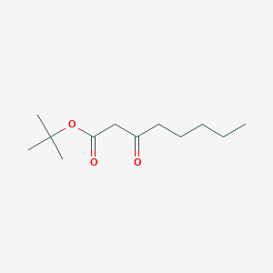 molecular formula C12H22O3 B8446888 3-Oxooctanoic acid t-butyl ester 