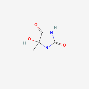 molecular formula C5H8N2O3 B8446905 5-Hydroxy-1,5-dimethylhydantoin 