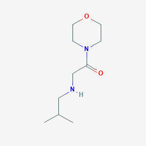 molecular formula C10H20N2O2 B8446914 2-Isobutylamino-1-morpholin-4-yl-ethanone 