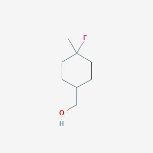 molecular formula C8H15FO B8446945 (4-Fluoro-4-methylcyclohexyl)methanol 