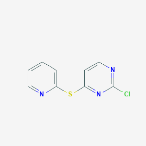 2-Chloro-4-(pyridin-2-ylthio)pyrimidine