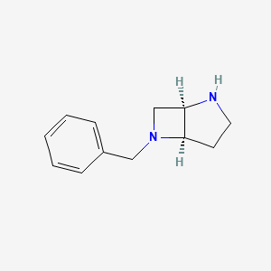 molecular formula C12H16N2 B8446979 (1R,5R)-6-benzyl-2,6-diazabicyclo[3.2.0]heptane 
