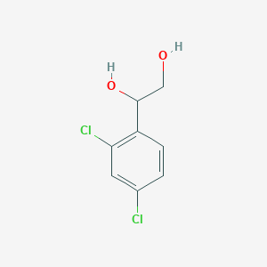 molecular formula C8H8Cl2O2 B084470 1-(2,4-Dichlorophenyl)ethane-1,2-diol CAS No. 14866-28-5