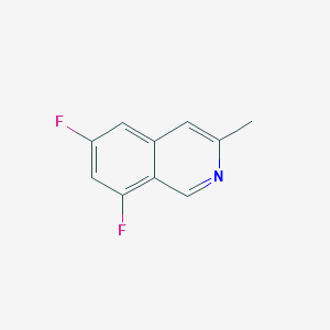 molecular formula C10H7F2N B8447085 6,8-Difluoro-3-methylisoquinoline 