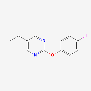 molecular formula C12H11IN2O B8447128 2-(4-Iodophenoxy)-5-ethylpyrimidine 
