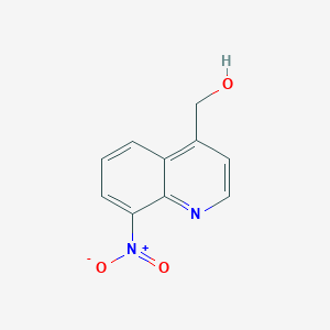 molecular formula C10H8N2O3 B8447135 4-Hydroxymethyl-8-nitroquinoline 