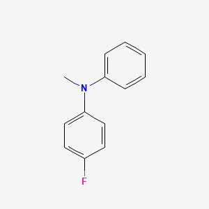 molecular formula C13H12FN B8447176 N-Methyl-N-phenyl-4-fluoroaniline 
