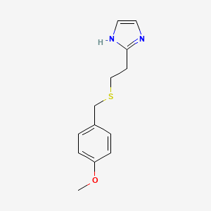 2-[2-(p-Methoxybenzylthio)ethyl]imidazole