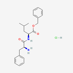 molecular formula C22H29ClN2O3 B8447308 H-Phe-Leu-OBzl.HCl 