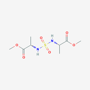 molecular formula C8H16N2O6S B8447350 N,N'-Sulfonyl Bis-L-alanine Dimethyl Ester 