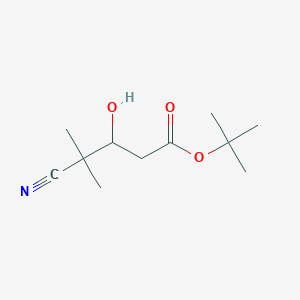 Tert-butyl 4-cyano-3-hydroxy-4-methylpentanoate