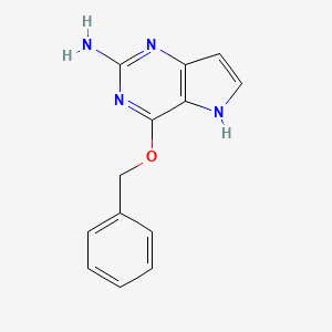 2-Amino-4-benzyloxypyrrolo[3,2-d]pyrimidine