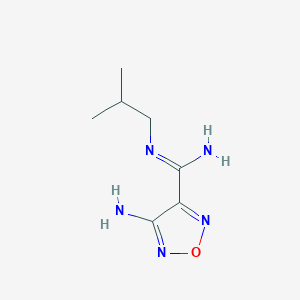 4-amino-N-isobutyl-1,2,5-oxadiazole-3-carboxamidine