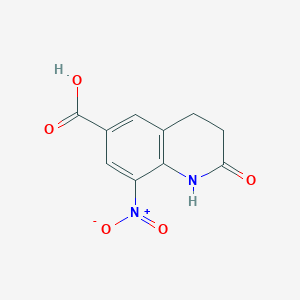 8-Nitro-6-carboxy-3,4-dihydrocarbostyril