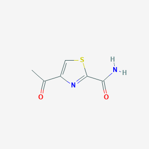 4-Acetyl-2-thiazolecarboxamide